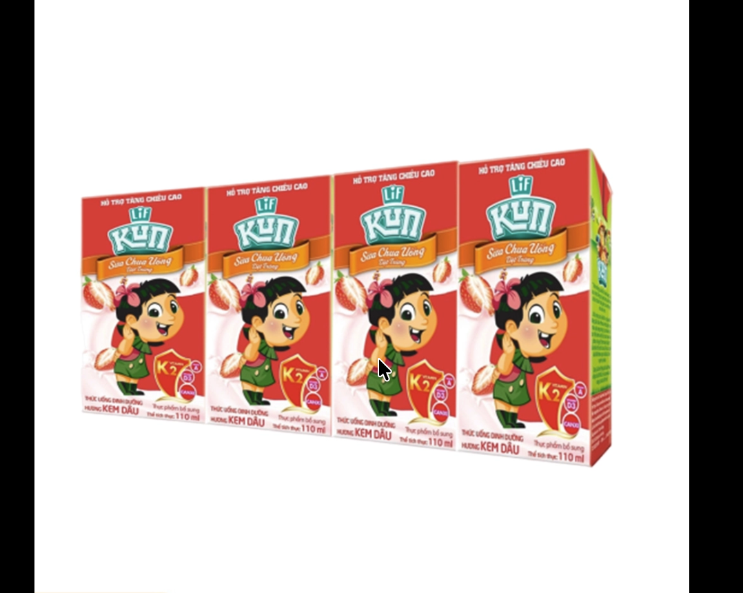 Sữa Kun vị dâu nhỏ 110 ml