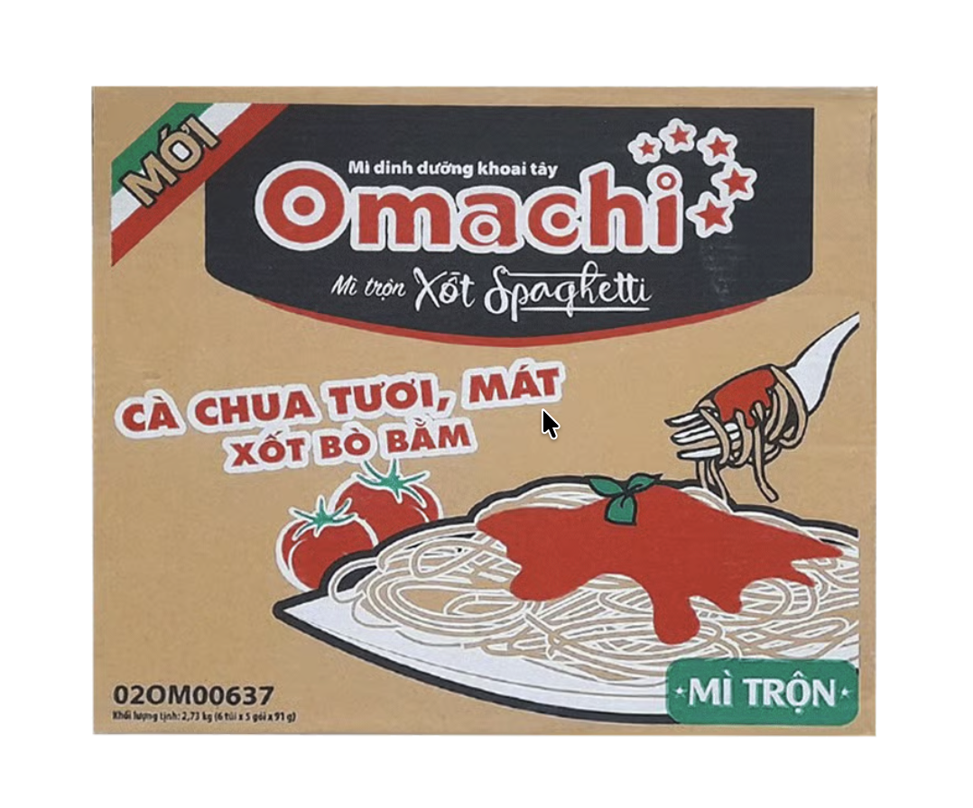 Omachi Trộn Spaghetti