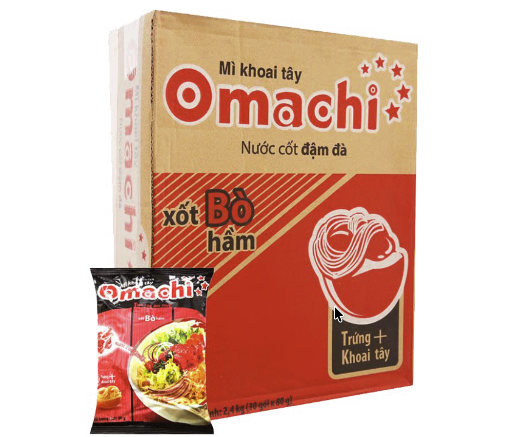 Omachi bò 30 gói
