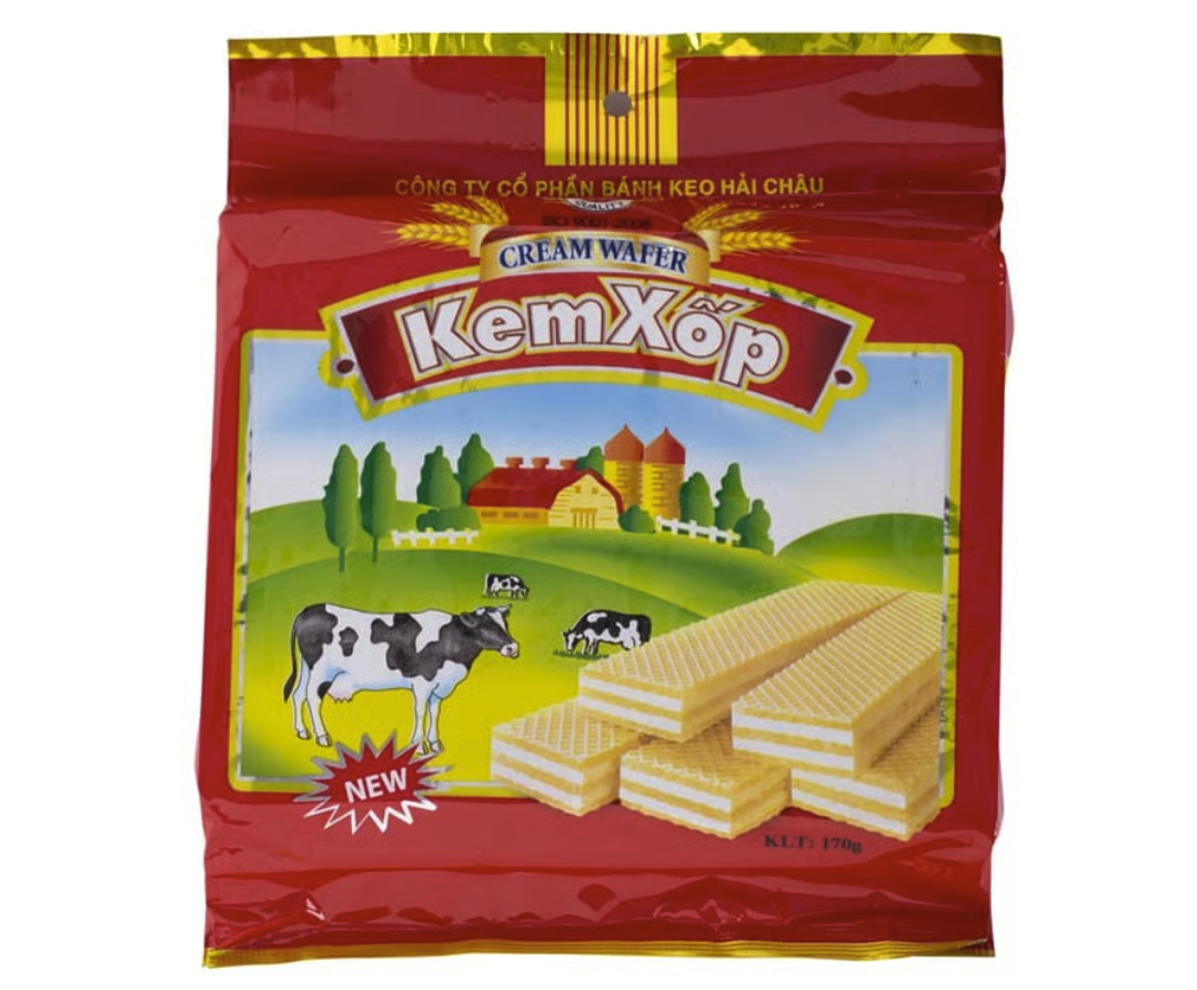 Bánh kem xốp Hải Châu gói 170g
