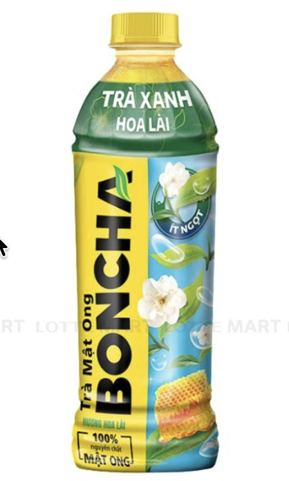 Boncha Trà xanh hoa lài 330ml