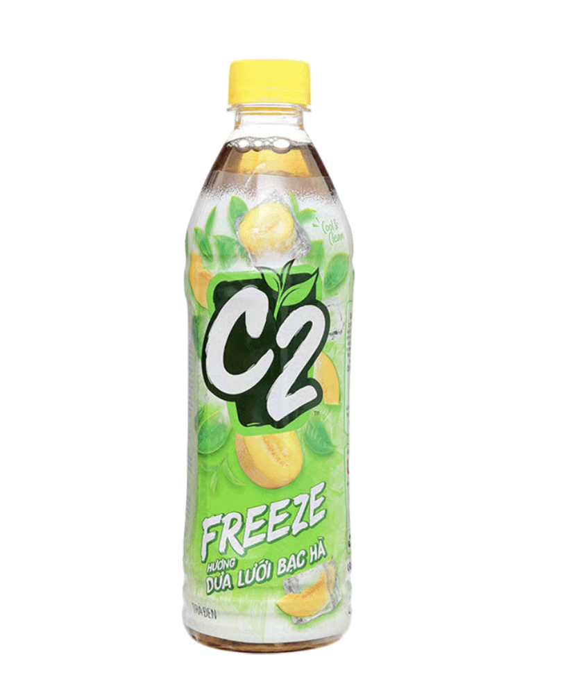 C2 Dưa Lưới Bạc Hà 455ml