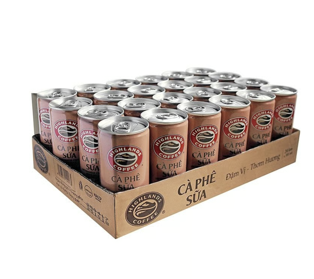Cà phê highland Lon 235ml
