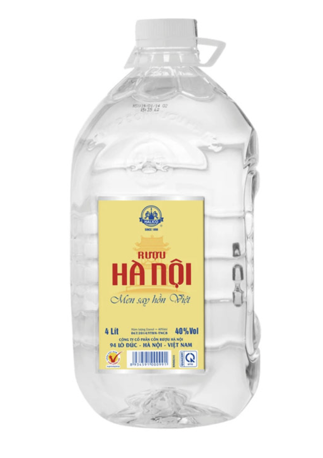 Rượu Hà Nội Can 4L 35 độ