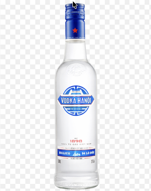 Rượu Vodka HN Xanh TO