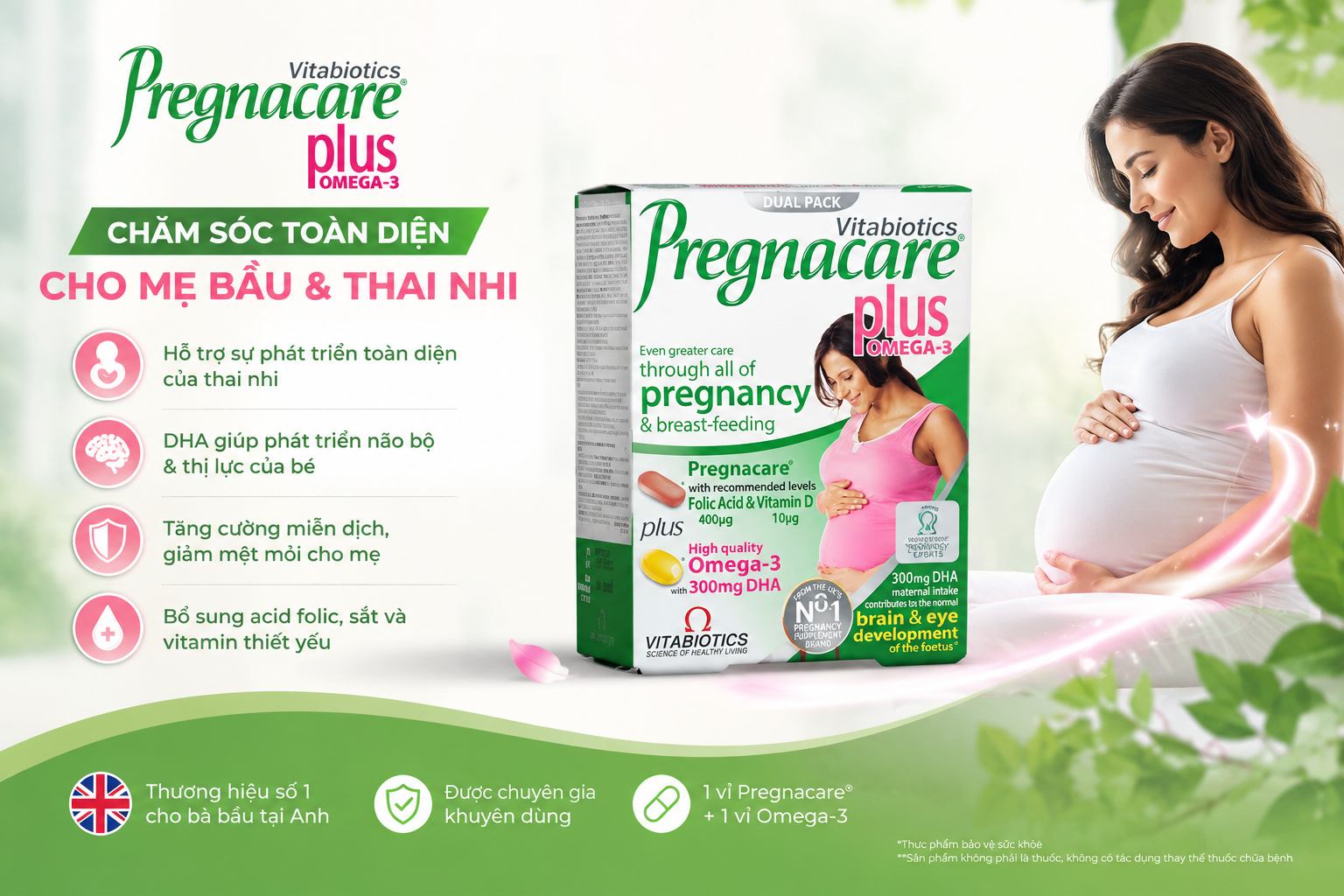 Bầu Nên Uống Gì? Pregnacare Plus Omega-3 Có Gì Đặc Biệt Mà Nhiều Mẹ Bầu Quan Tâm?