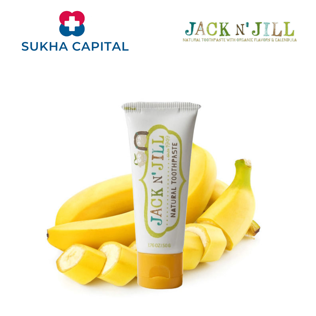 Jack N Jill Kem đánh răng hương chuối Úc (50g)