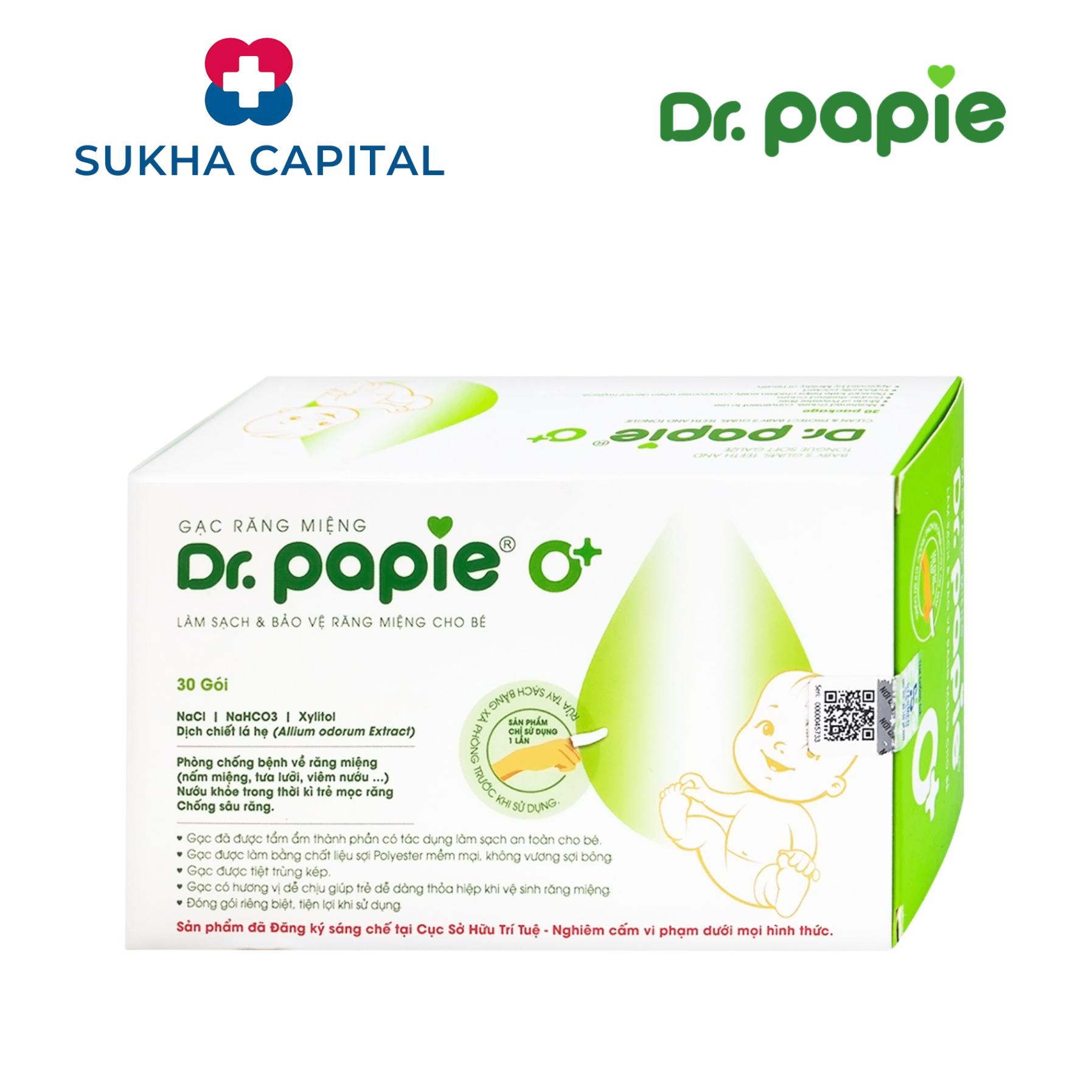 Dr. Papie Gạc răng miệng, Việt Nam (30 gói)