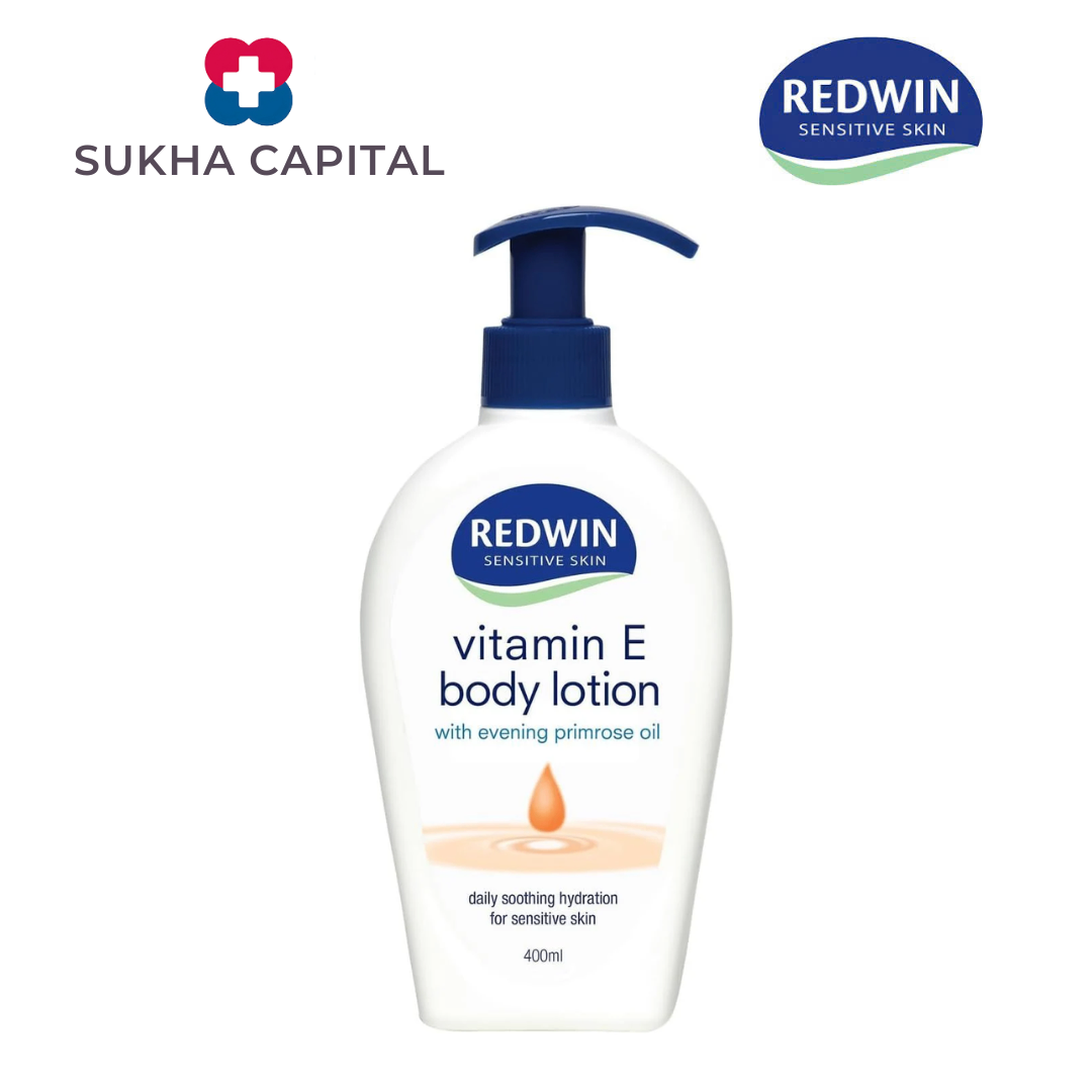 Redwin Vitamin E Body Lotion With Evening Primrose Oil Sữa dưỡng thể, Úc (400ml)