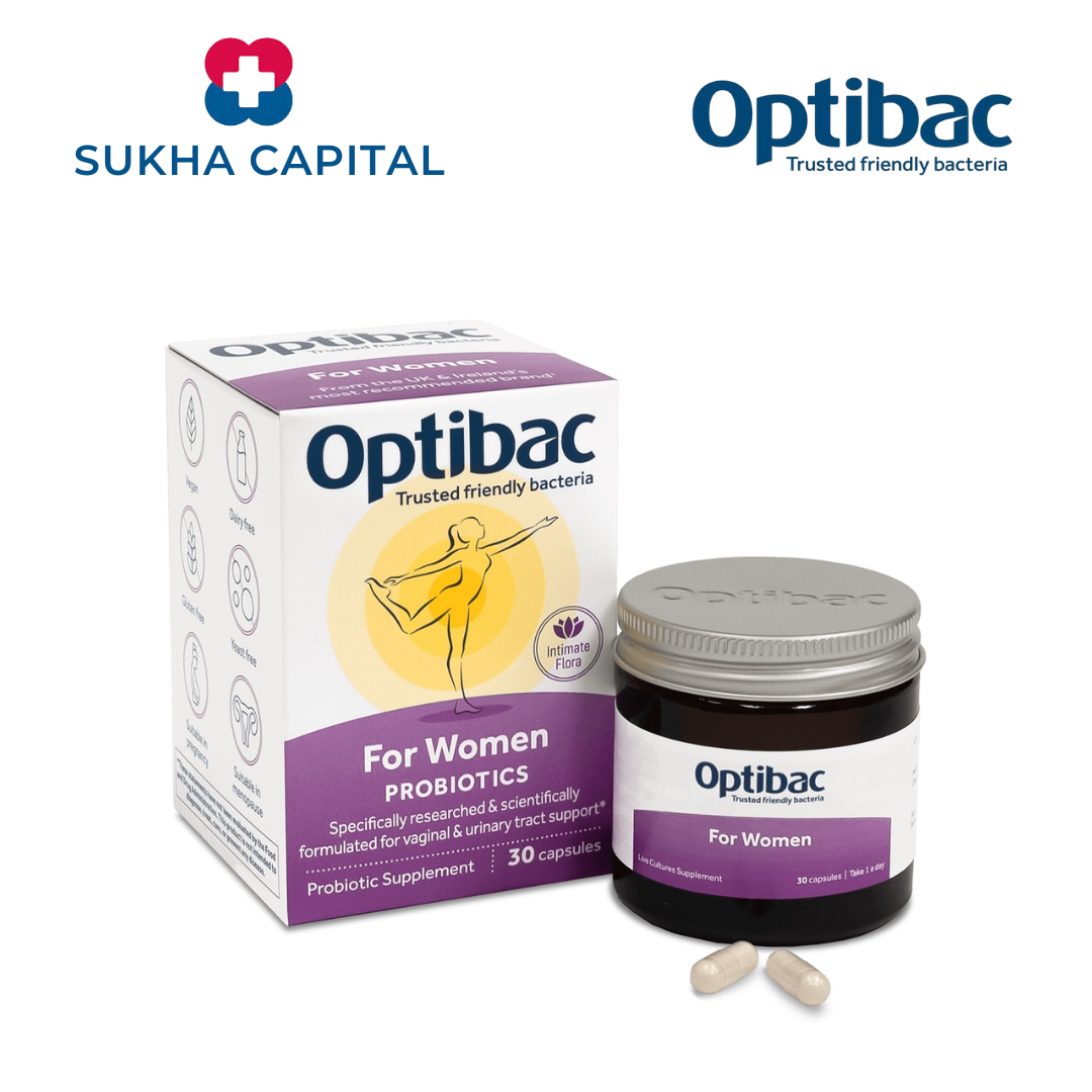 Optibac for women Men vi sinh tím phụ khoa nữ UK (30v)