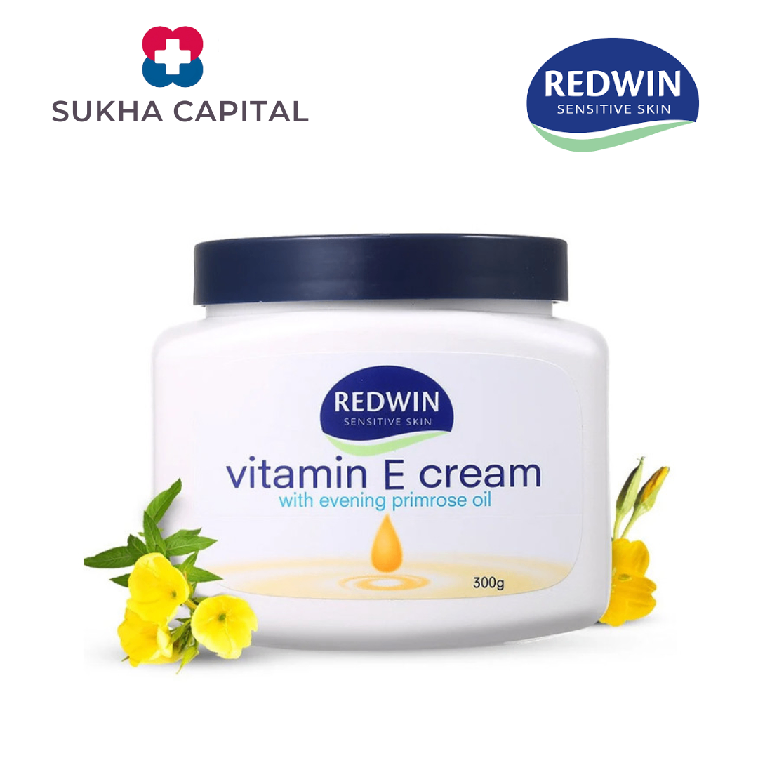 Redwin Cream Kem dưỡng da vitamin E và tinh dầu hoa anh thảo Úc (300g)