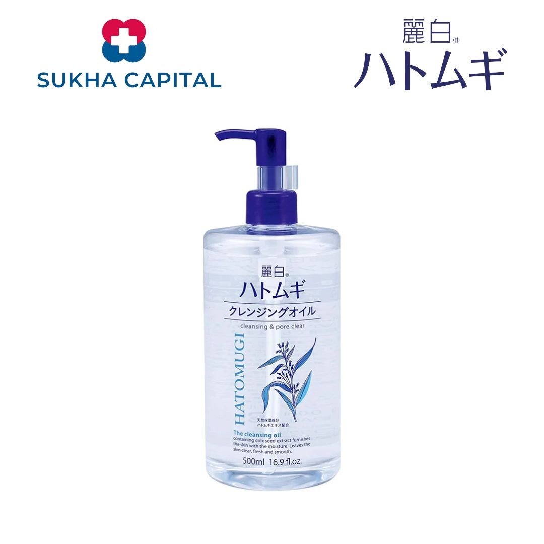 Hatomugi Cleansing & Pore Clear Nước tẩy trang, Nhật Bản (500ml dạng dầu)