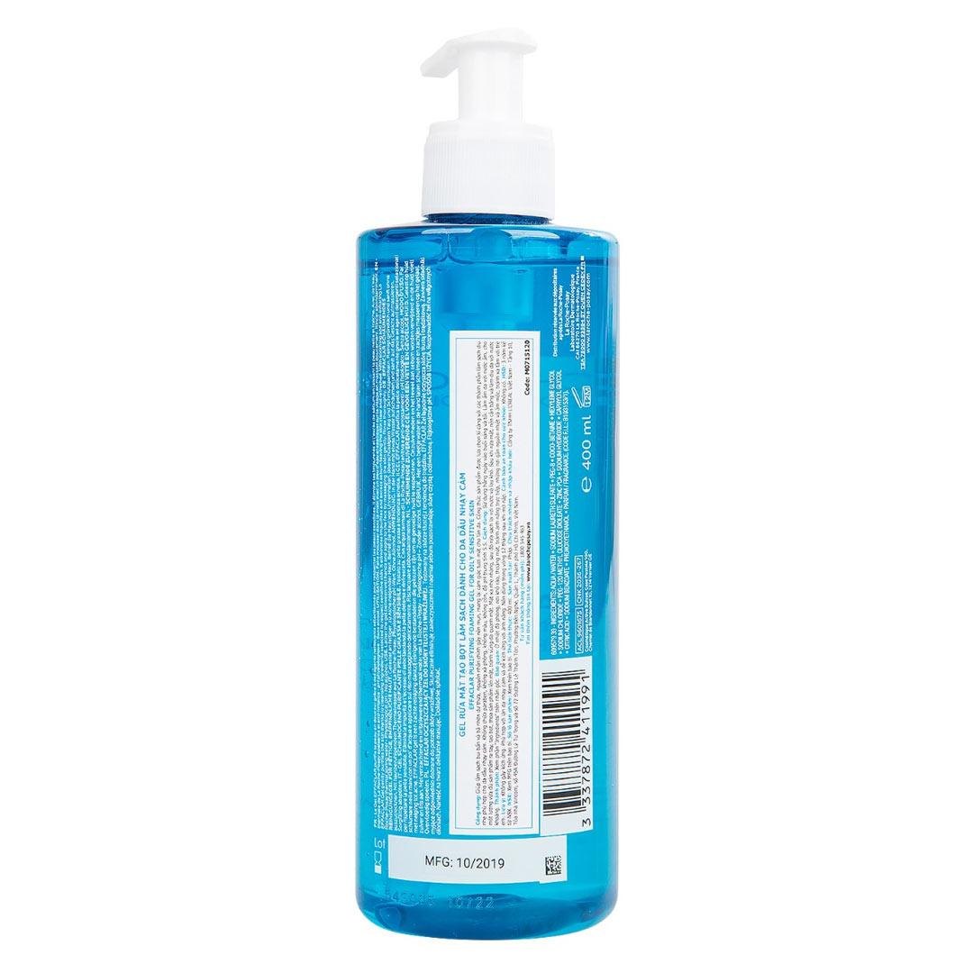 LRP La Roche-Posay Effaclar Sữa rửa mặt, Pháp (400ml)