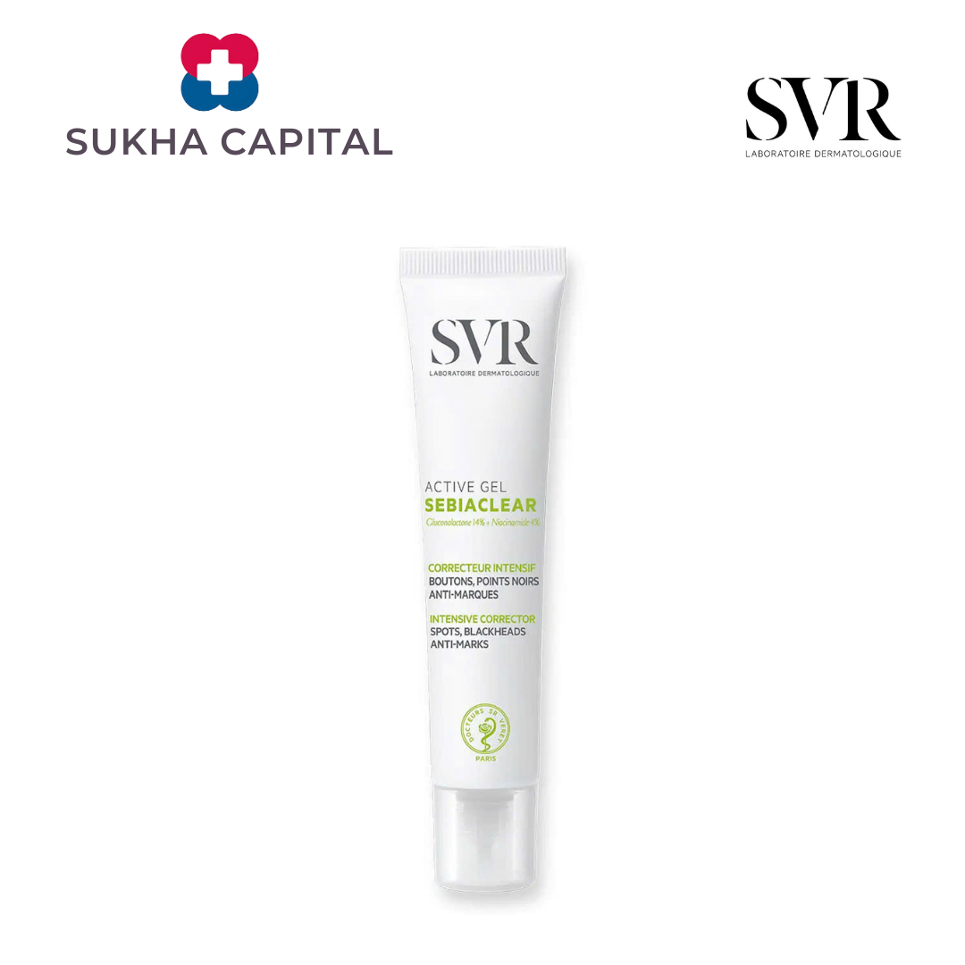 vSVR Active Gel Sebiarclear Kem dưỡng giảm mụn, Pháp (40ml)