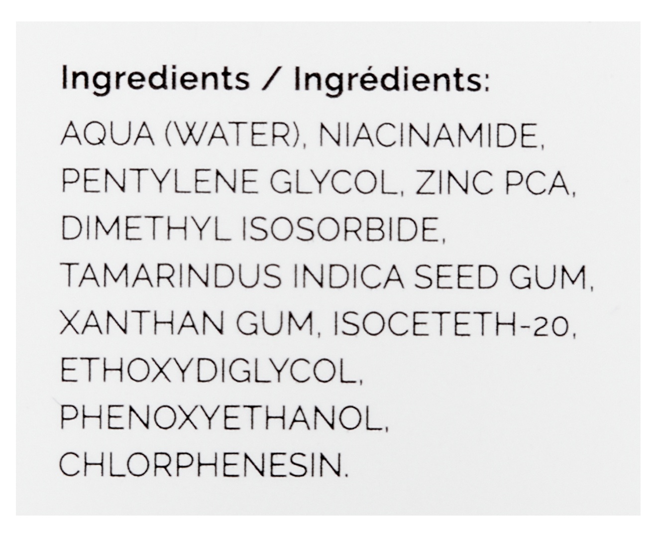 The Ordinary Niacinamide 10% + Zinc 1% Serum giảm mụn thâm Canada (30ml)