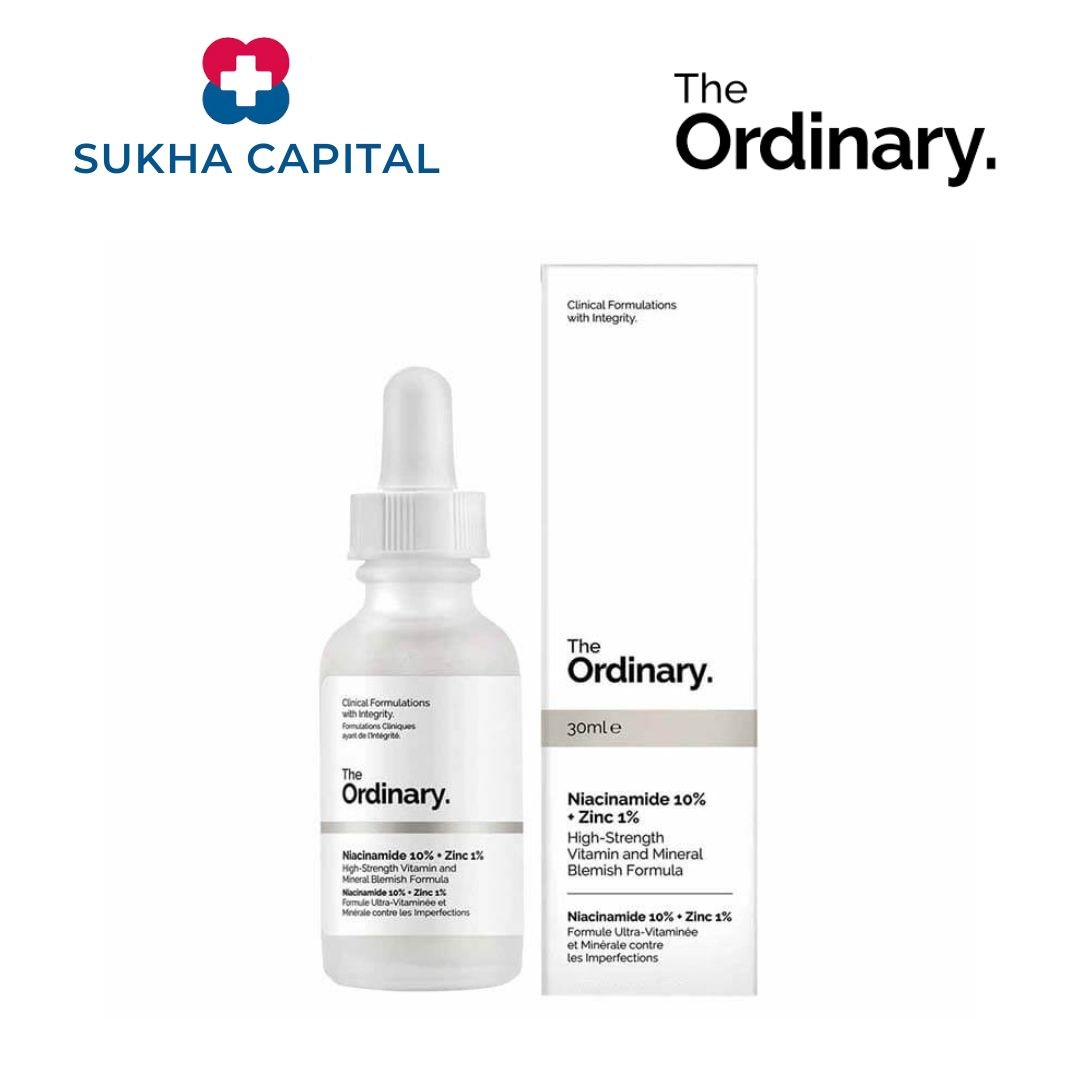 The Ordinary Niacinamide 10% + Zinc 1% Serum giảm mụn thâm Canada (30ml)