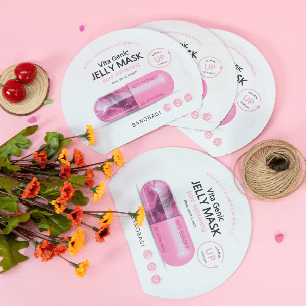 BNBG Banobagi Vita Genic Pore Tightening Mask (Anti - Sebum P) Mặt nạ dưỡng da, Hàn Quốc (hồng)