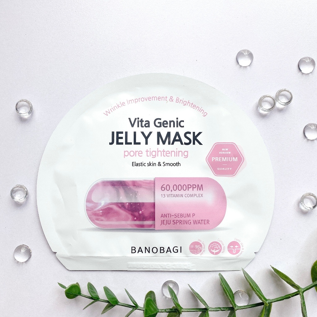 BNBG Banobagi Vita Genic Pore Tightening Mask (Anti - Sebum P) Mặt nạ dưỡng da, Hàn Quốc (hồng)