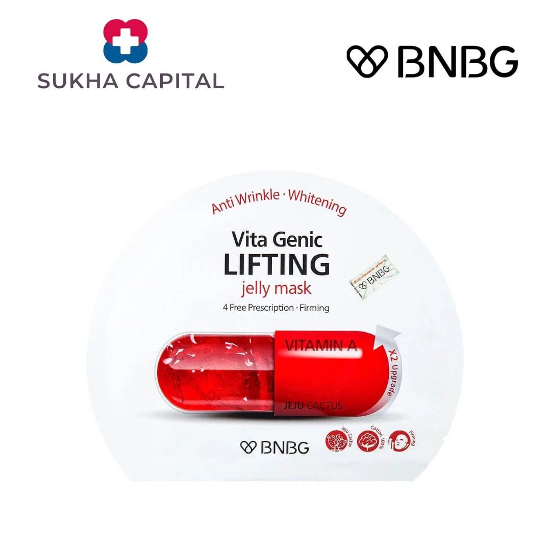 BNBG Banobagi Vita Genic Lifting Jelly Mask (Vitamin A) Mặt nạ dưỡng da, Hàn Quốc (đỏ)