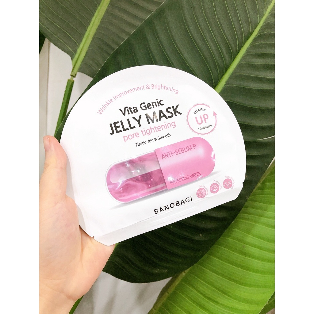 BNBG Banobagi Vita Genic Pore Tightening Mask (Anti - Sebum P) Mặt nạ dưỡng da, Hàn Quốc (hồng)