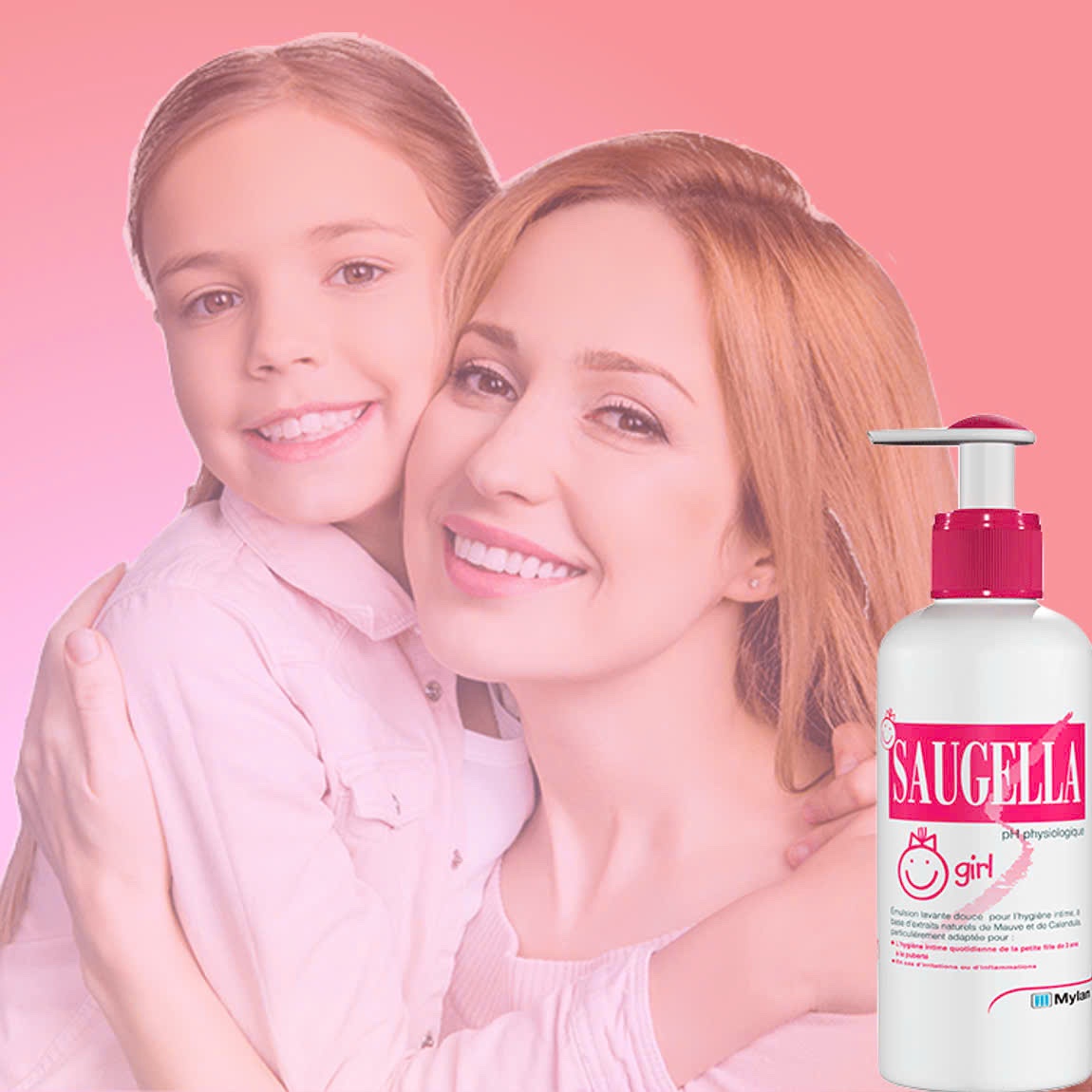 Saugella Dung dịch vệ sinh bé gái 3-12 tuổi Pháp (200ml)