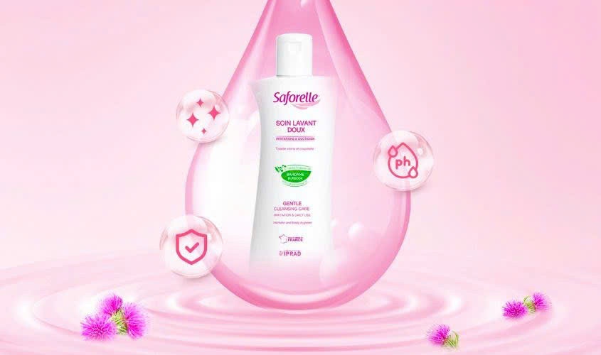 Saforelle Dung dịch vệ sinh phụ nữ Pháp (250ml)
