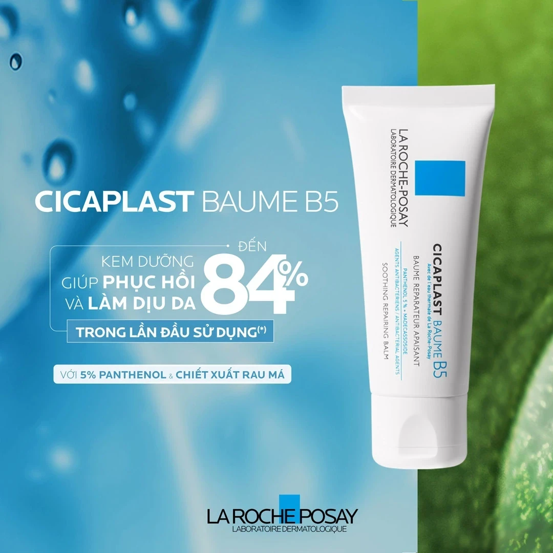 LRP La Roche Posay Cicaplast Baume B5 Kem dưỡng phục hồi da, Pháp (100ml)