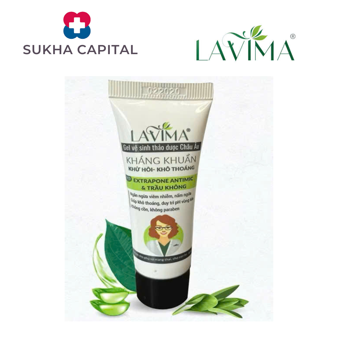 Lavima Dung dịch vệ sinh phụ nữ dạng gel rửa thảo dược, Việt Nam (tuýp 20g)