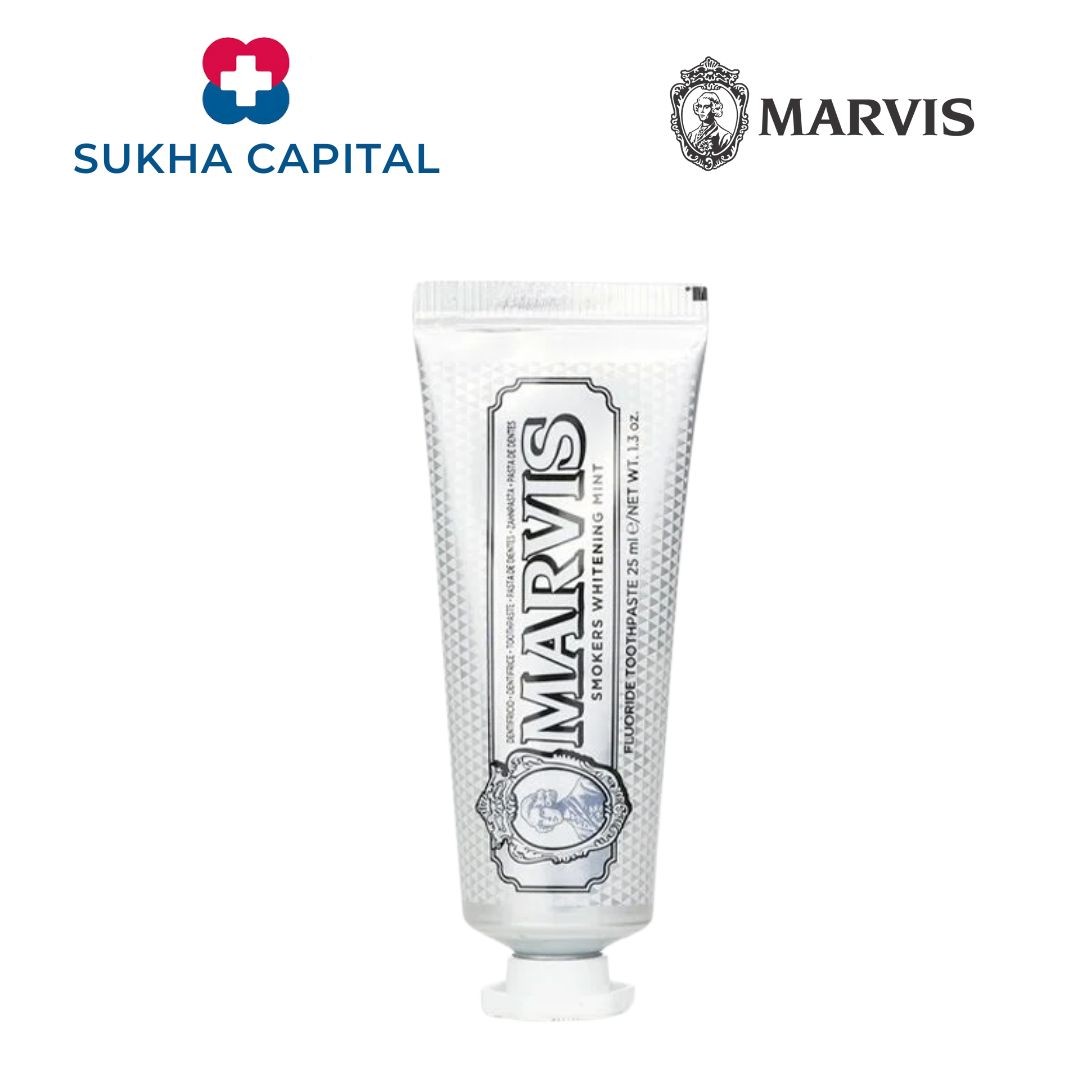 Marvis Whitening Mint Kem đánh răng, Ý (25ml màu trắng)