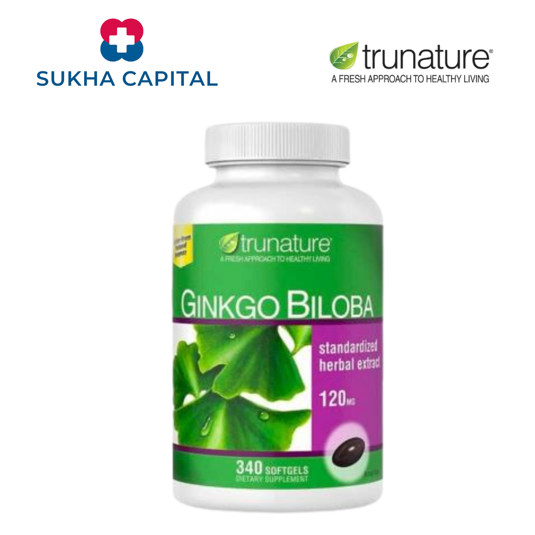 Trunature Ginkgo Biloba 120mg Viên uống bổ não, Mỹ (340v)
