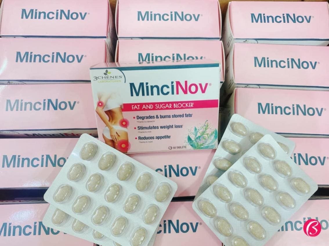 3Chenes MinciNov Viên giảm mỡ Pháp (60v)