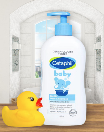 Cetaphil Baby Wash & Shampoo Sữa tắm gội dịu mát cho trẻ em Úc (400ml)