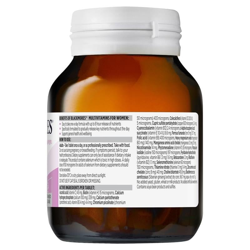 Blackmores Multivitamin for Women Vitamin tổng hợp cho nữ Úc (90v)