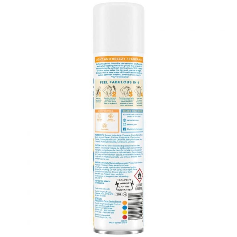 Batiste Dry Shampoo Dầu gội đầu khô Fresh UK (200ml)