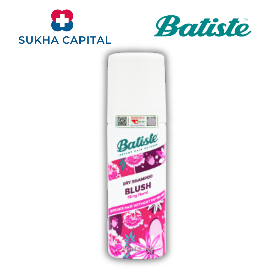 Batiste Dry Shampoo Dầu gội đầu khô Blush UK (200ml)