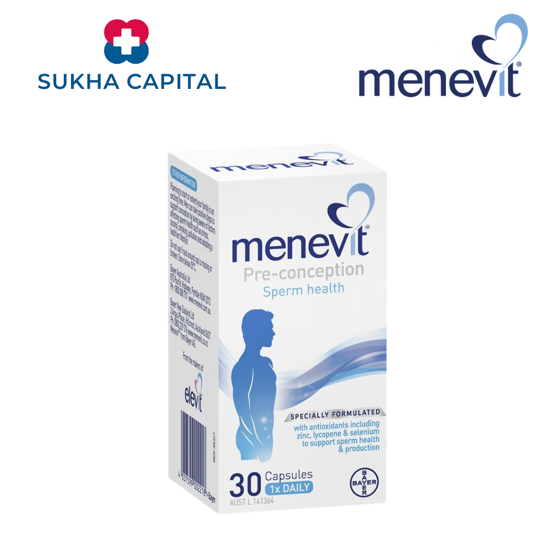 Bayer Menevit Bổ tinh hỗ trợ sinh sản nam Úc (30v)