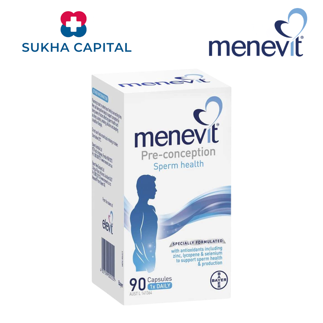 Bayer Menevit Bổ tinh hỗ trợ sinh sản nam Úc (90v)
