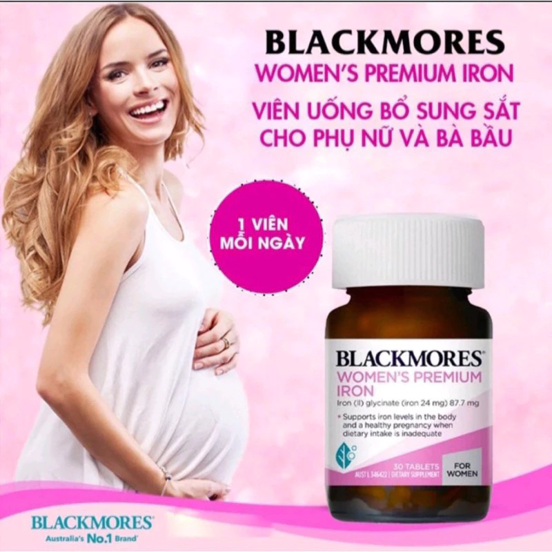 Blackmores Pregnancy and Breast-Feeding Gold Vitamin tổng hợp bầu bú Úc (60v lọ thuy tinh)