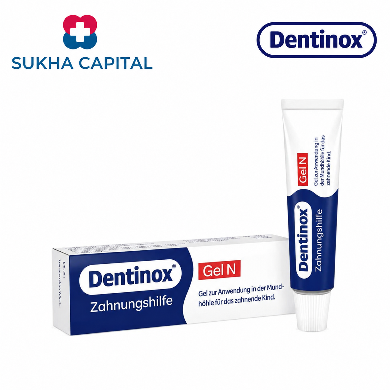 Dentinox-Gel N Zahnungshilfe Gel bôi răng lợi Đức (10g)