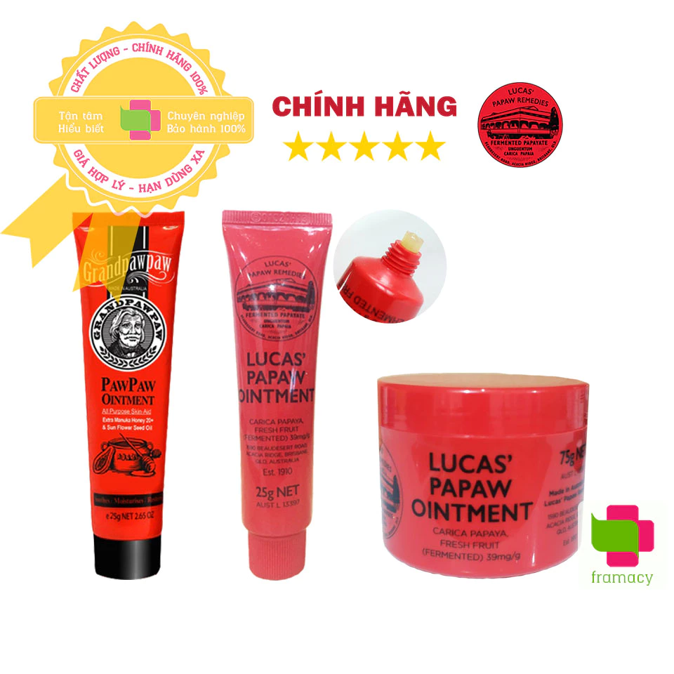 Kem đa năng đu đủ Lucas Papaw Ointment Úc