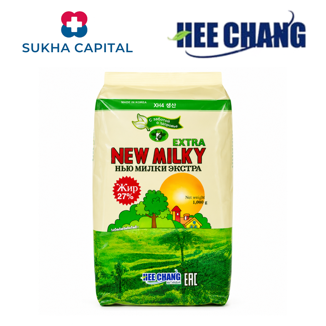 New Milky Extra Sữa tươi béo tăng cân dạng bột Nga(1kg)