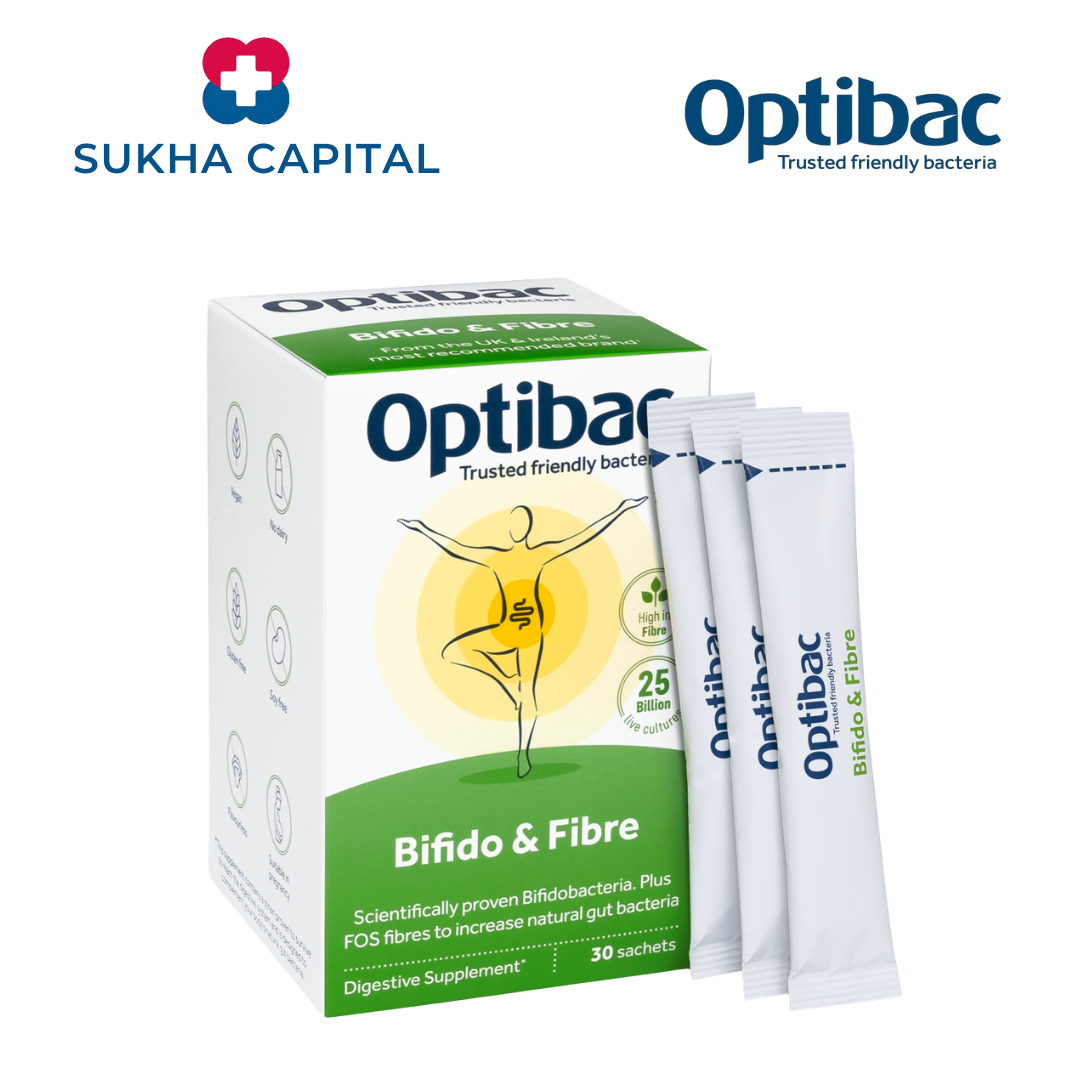 Optibac Men vi sinh xanh lá chống táo bón UK (30 gói tem)