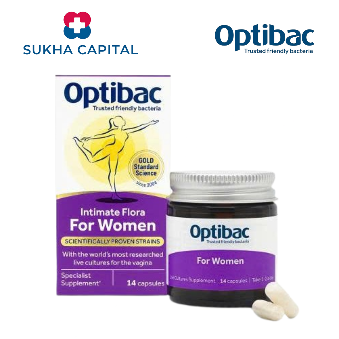 Optibac for women Men vi sinh tím phụ khoa nữ UK (14v)
