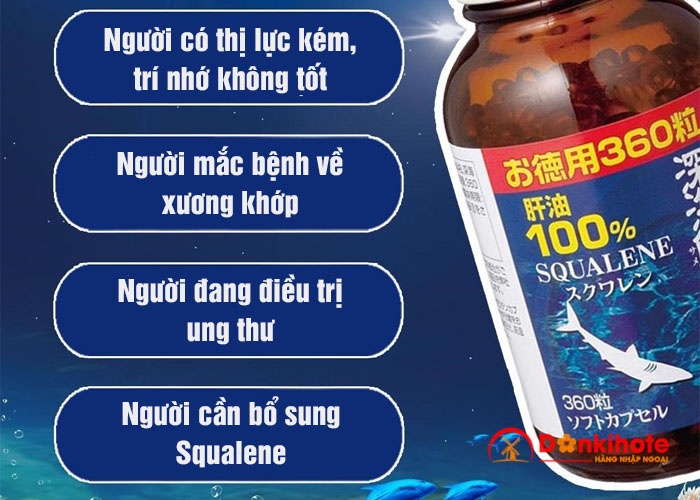 Orihiro Squalene Sụn vi cá mập bổ trợ xướng khớp, Nhật Bản (360v)