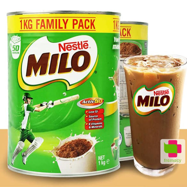 Sữa Nestle Milo Value Pack bột Úc (1kg)
