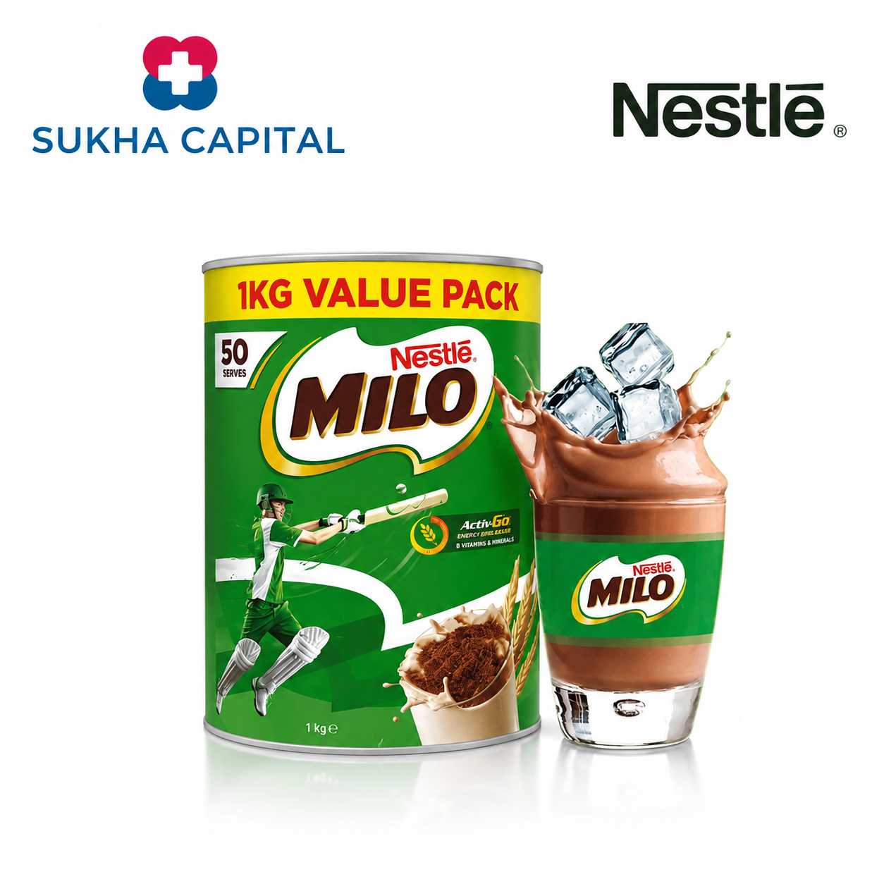 Sữa Nestle Milo Value Pack bột Úc (1kg)