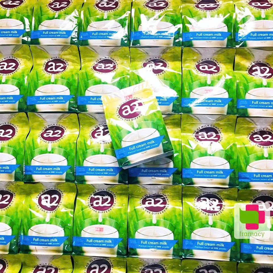 Sữa bột A2 Milk Powder Full Cream tươi nguyên kem, Úc (1kg)