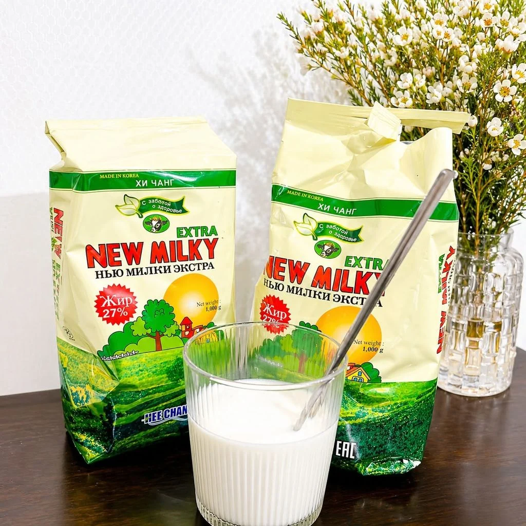 New Milky Extra Sữa tươi béo tăng cân dạng bột Nga(1kg)