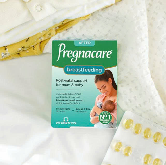 Vitabiotics Pregnacare Breast feeding Vitamin cho Mẹ nuôi con Bú UK (84v)