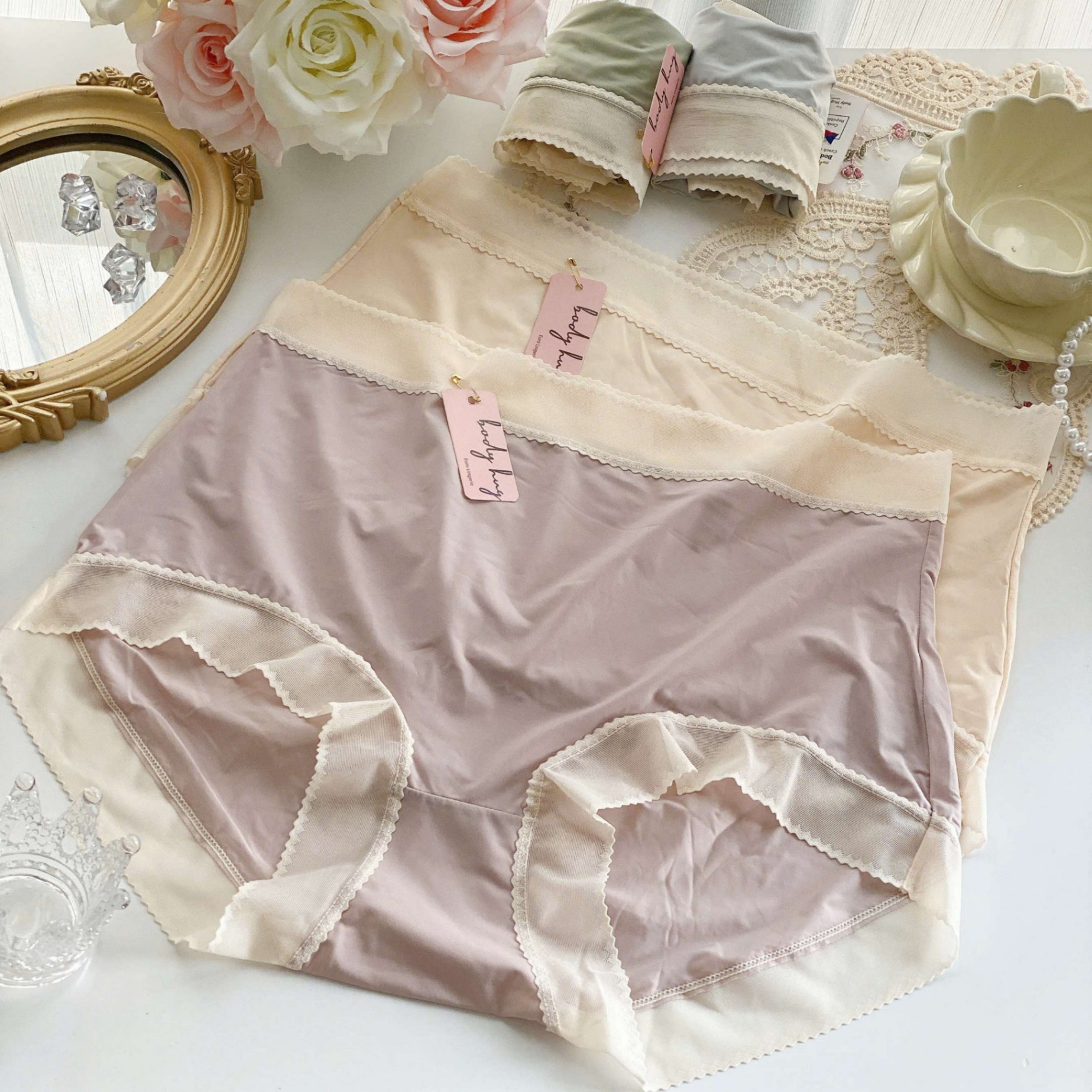 Quần Lót Nữ Chubby Thun Lạnh Co Giãn Bền Bỉ Thoáng Mát Cạp Cao Che Bụng ĐỘC QUYỀN BODY HUG